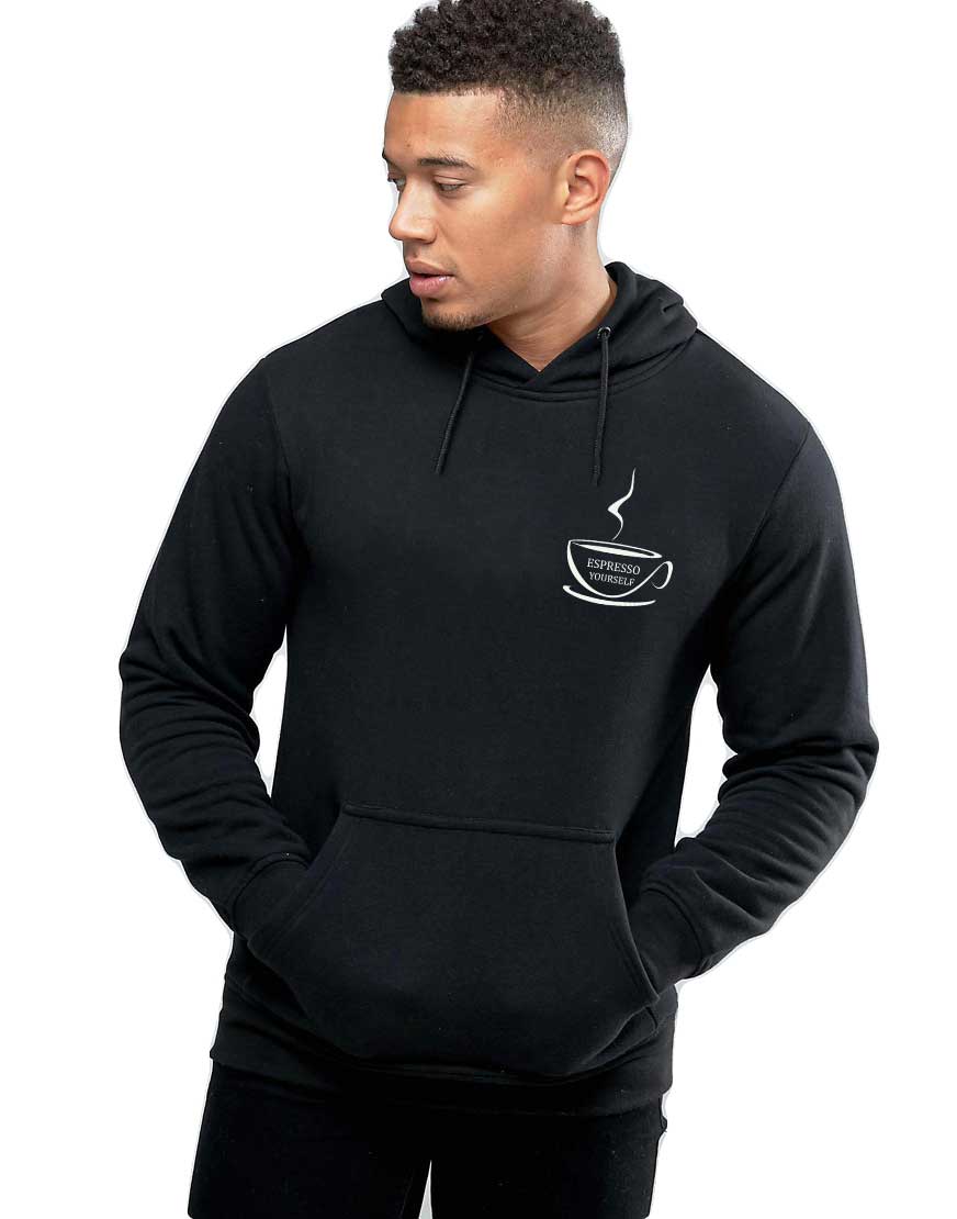 Hanorac Barbati Negru - Espresso Yourself II